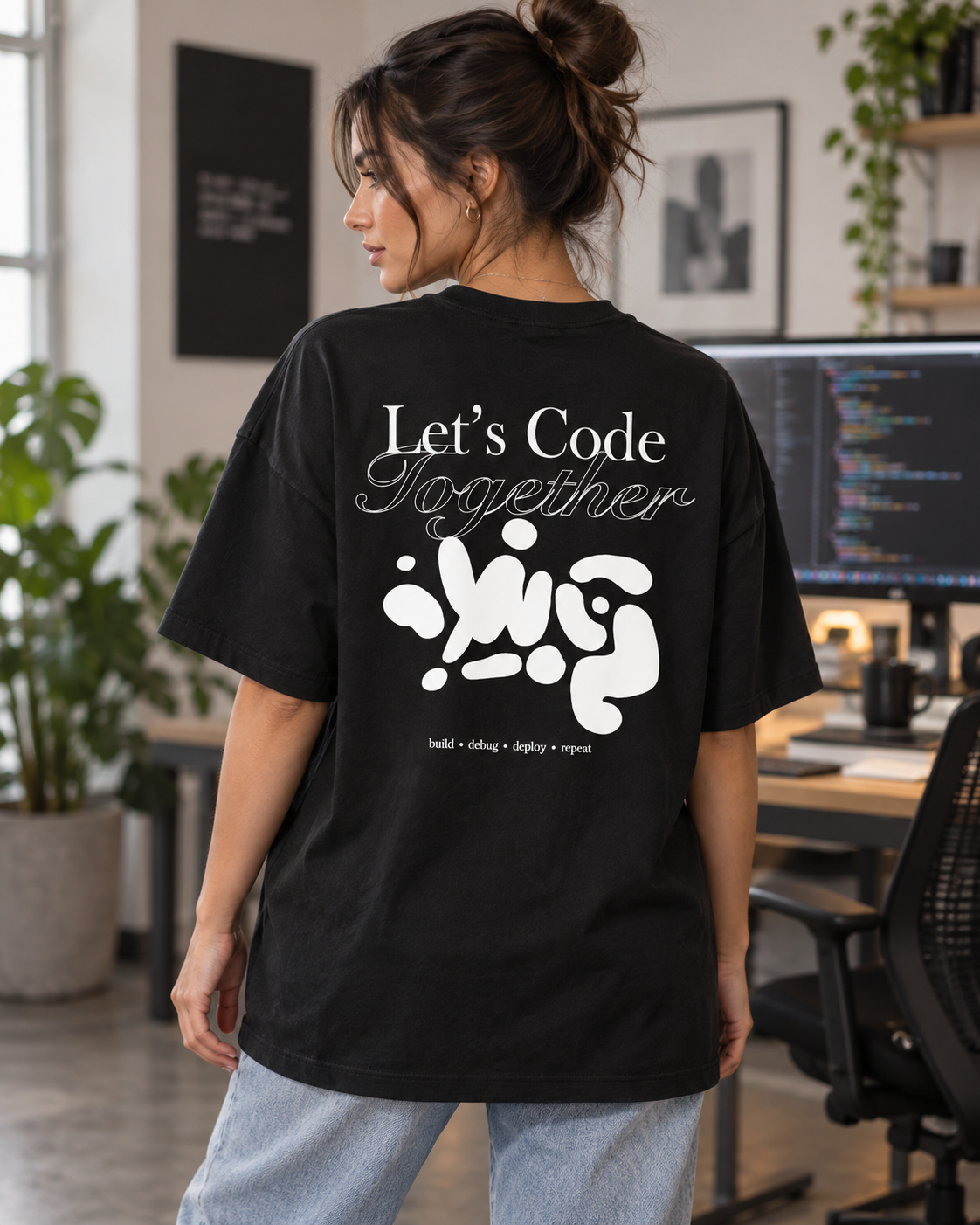 Lets Code Together - Black